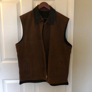 100% leather Vest